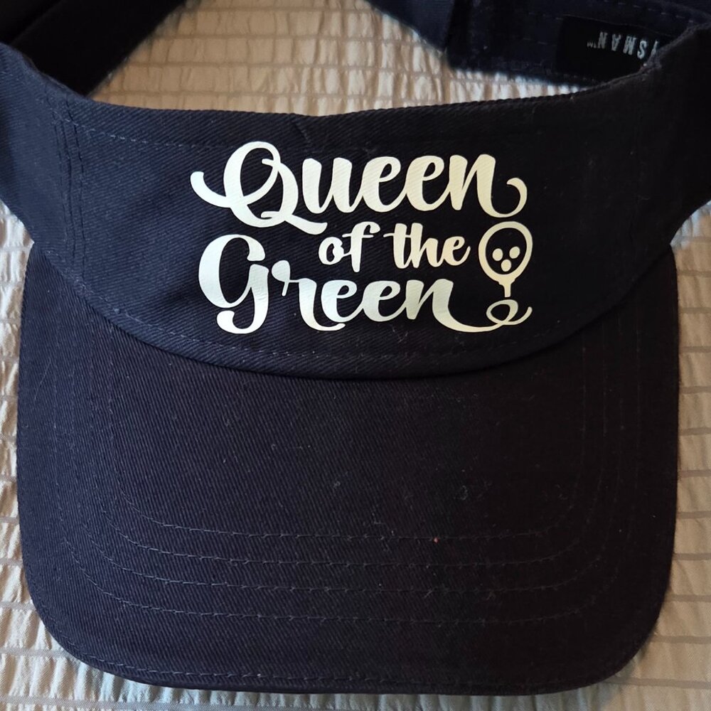 Visor "Queen of the Green" NWOT
